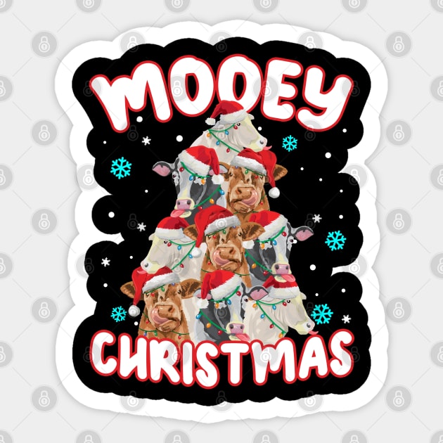 Mooey Christmas Sticker by KsuAnn